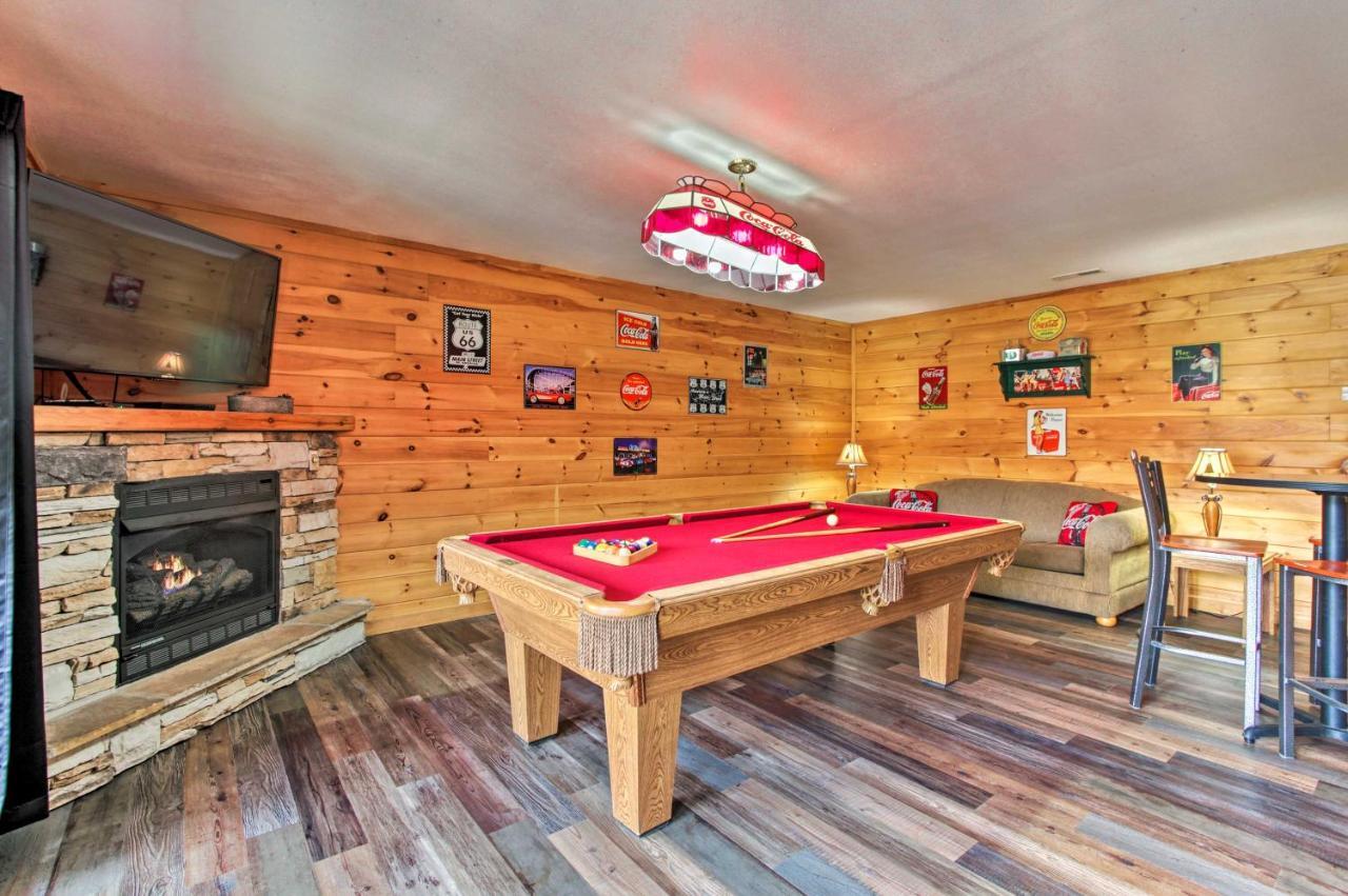 Gatlinburg Mountain Cabin With Grill And Pool Table! Bagian luar foto