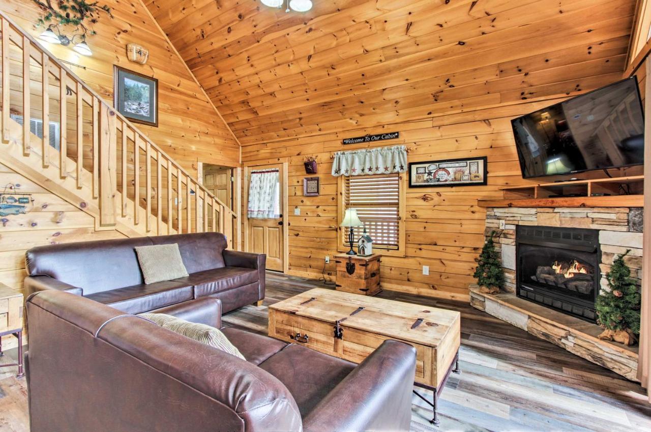 Gatlinburg Mountain Cabin With Grill And Pool Table! Bagian luar foto