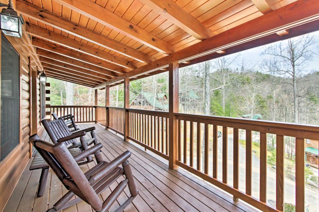 Gatlinburg Mountain Cabin With Grill And Pool Table! Bagian luar foto