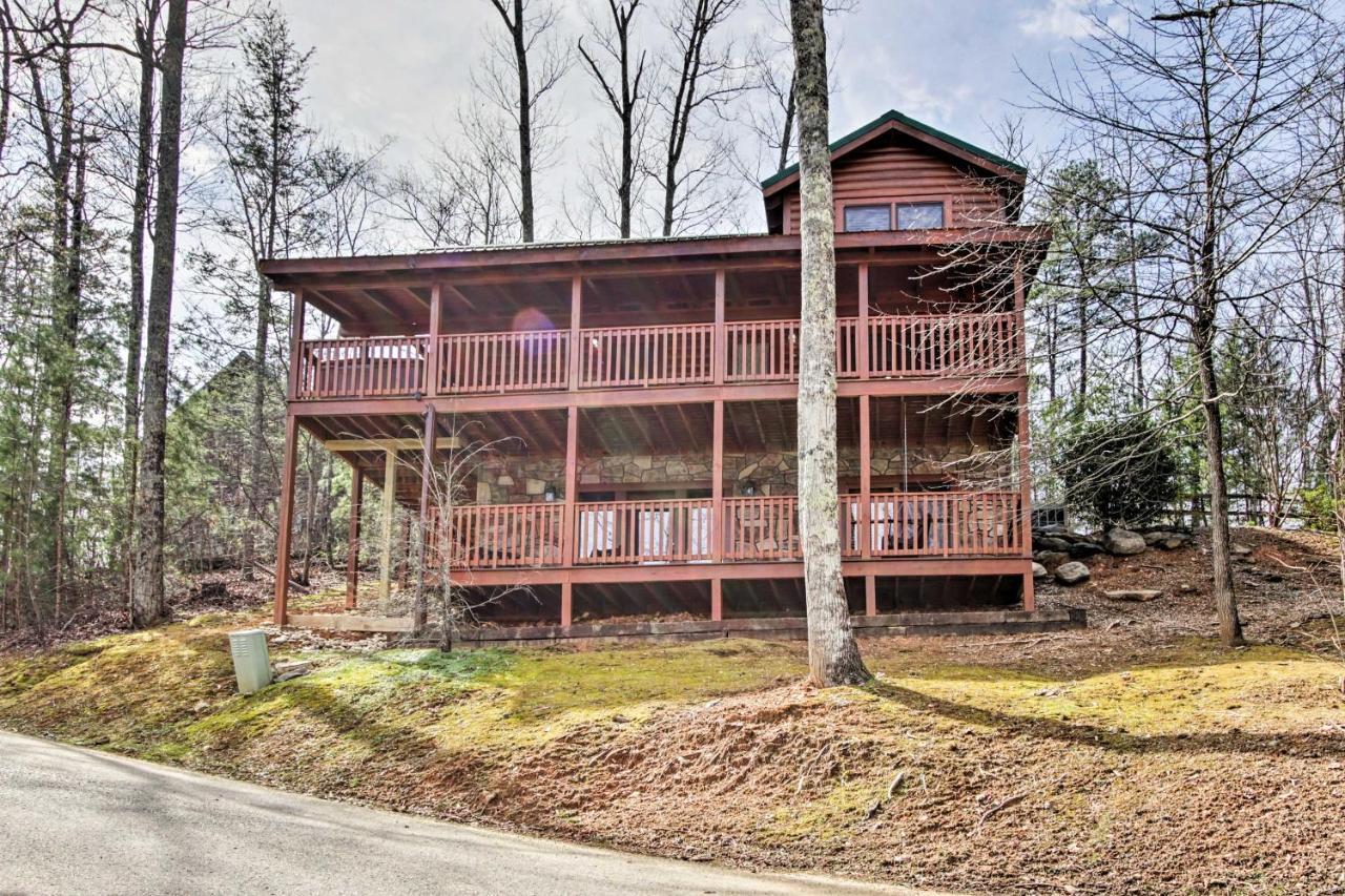Gatlinburg Mountain Cabin With Grill And Pool Table! Bagian luar foto
