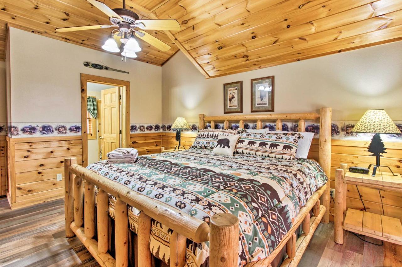 Gatlinburg Mountain Cabin With Grill And Pool Table! Bagian luar foto